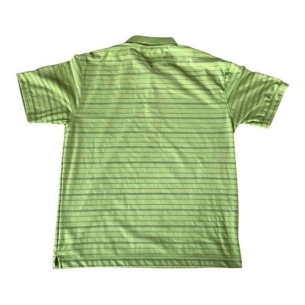 Nike Golf Dri-Fit Polo Shirt Green Stripe Men’s XL - Picture 3 of 6